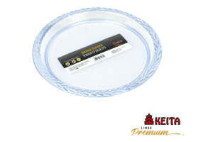 KEITA K05 BANDEJA REDONDA TRANCA CRISTAL PQ