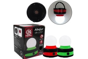 ABAJUR LED MESA A PILHA