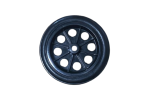 RODA PRETA 115 MM CHURRASQUEIRA