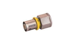 Conector Fêmea Fixo Gás Multicamada 32mm x 3/4