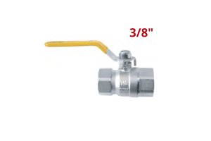 Válvula Esfera Gás Alavanca Fêmea 3/8