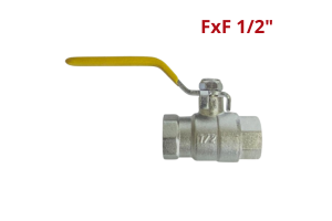 Válvula Esfera Gás Alavanca Fêmea 1/2