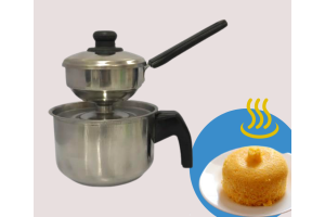 Cuscuzeira Inox PEITINHO 01 PESSOA