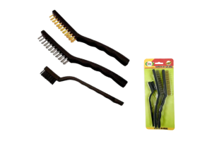 IDEA 4864 ESCOVA ACO KIT 03 PECAS C/ CABO