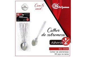 SQ3688 ASHORIA COLHER SOBREMESA 6 PCS