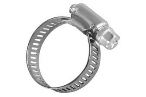 ABRACADEIRA INOX PRESSAO 5/8 10/16 MM FURADA