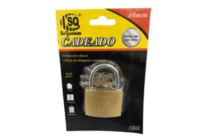 SQ4129 CADEADO CARTELA 40 MM