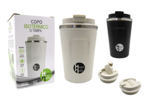 HM221 COPO ISOTERMICO COM TAMPA 380 ML