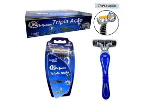 Barbeador tripla ação 03 peças