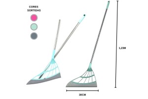 VASSOURA MÁGICA CABO INOX