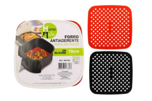 Tapete Air Fryer Antiaderente De Silicone /Tapete de Silicone Para Forrar Airfryer Fritadeira Elétrica Sem Óleo