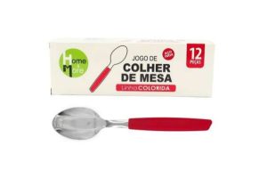HM341 COLHER MESA VERM CAIXA 12 UND